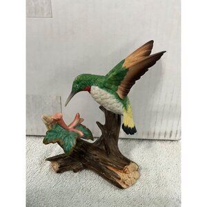 Vintage Lefton China‎ Hummingbird Figurine GG1722 Hand Painted Porcelain